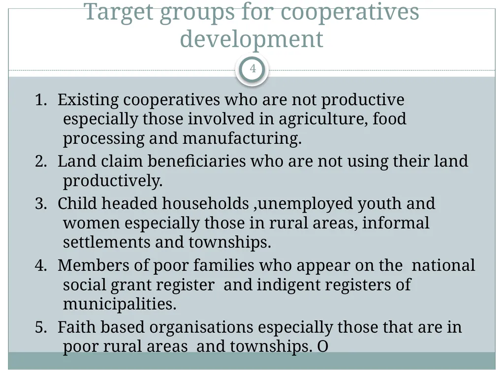 A Community Economic Development Model Based on - slide 4 of 33