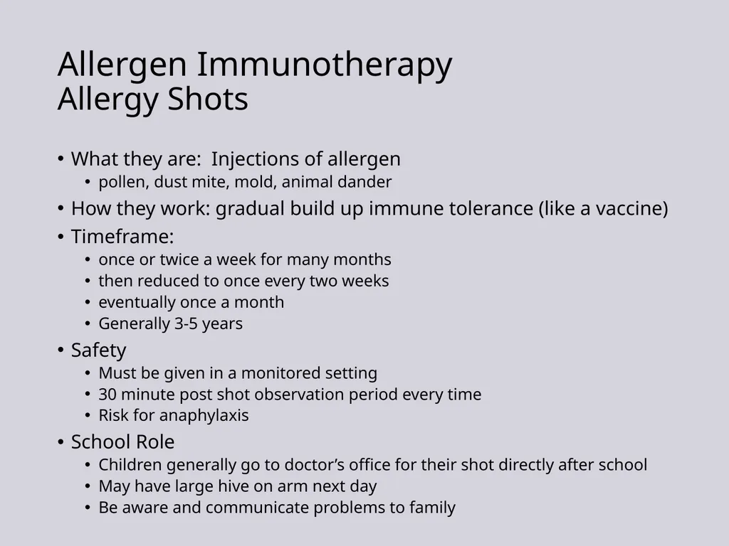Update on Pediatric Allergy & Immunology Focus on - slide 25 of 47