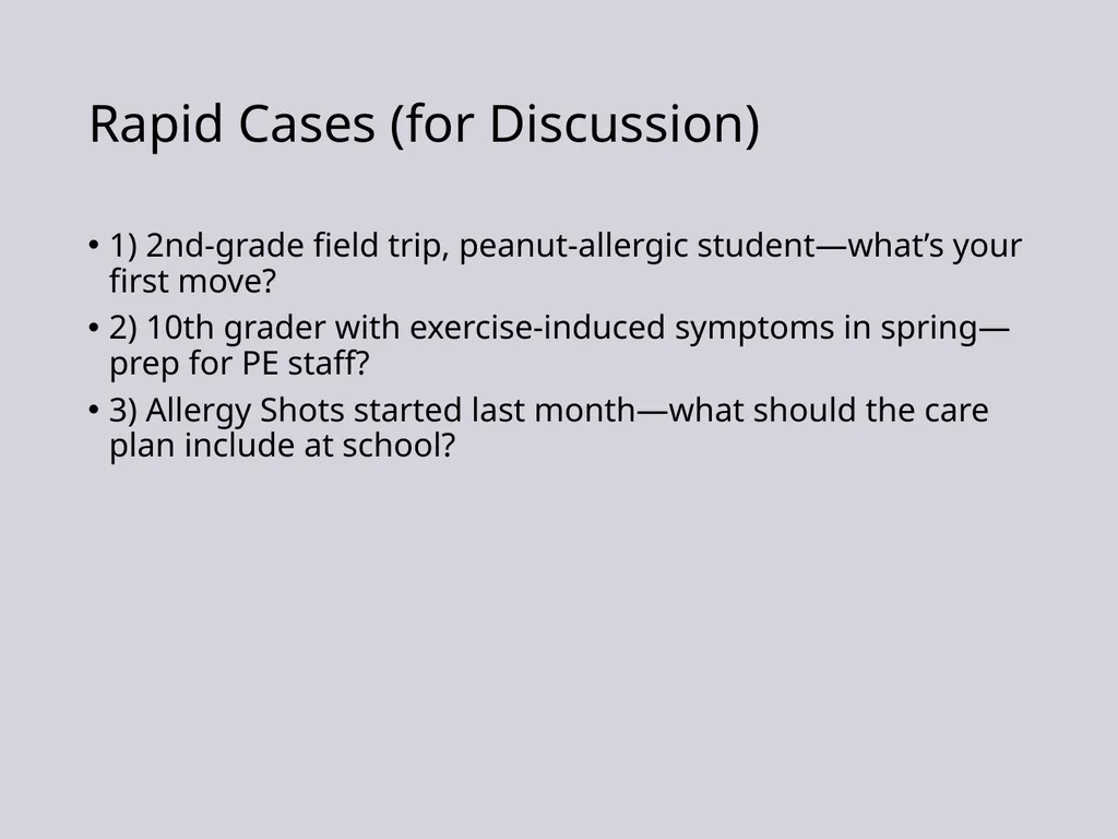 Update on Pediatric Allergy & Immunology Focus on - slide 43 of 47