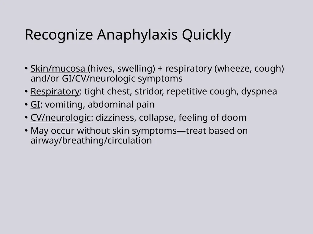 Update on Pediatric Allergy & Immunology Focus on - slide 34 of 47