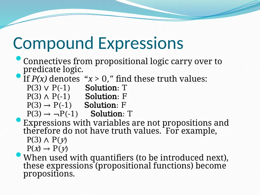 The Foundations: Logic and Proofs Chapter 1, Part - slide 9 of 57