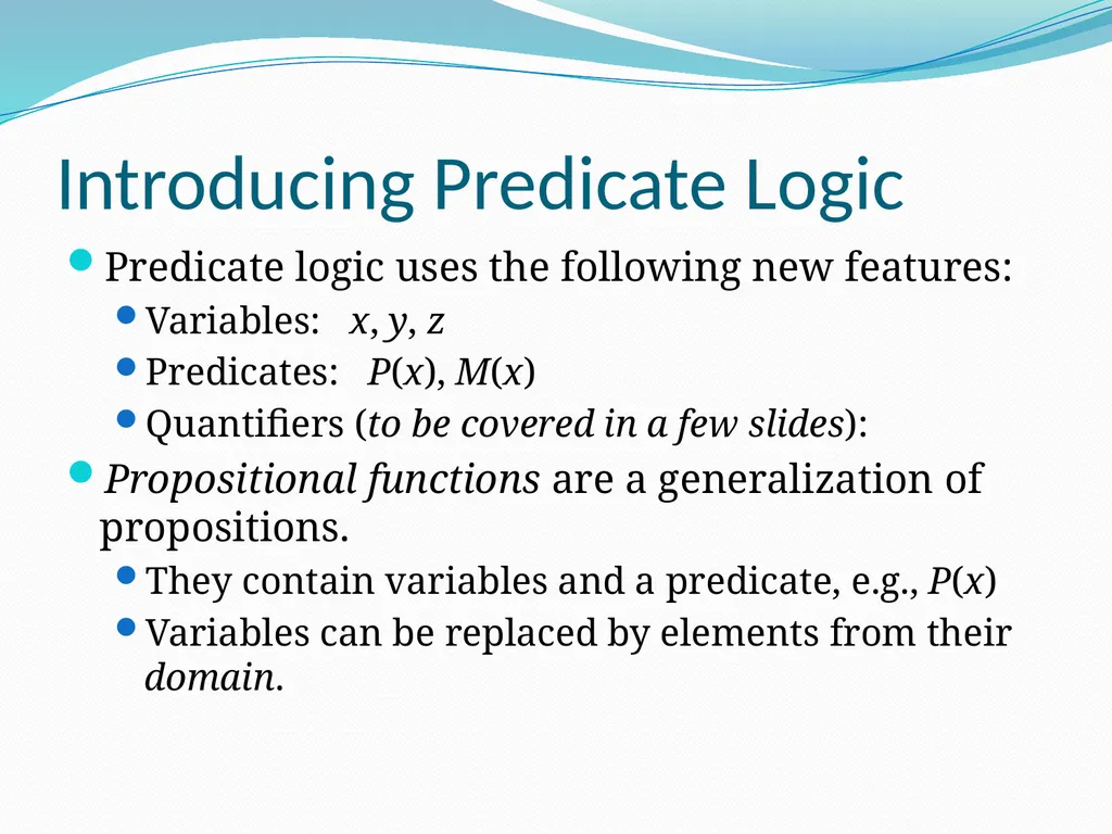 The Foundations: Logic and Proofs Chapter 1, Part - slide 6 of 57