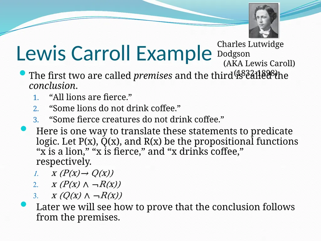 The Foundations: Logic and Proofs Chapter 1, Part - slide 33 of 57