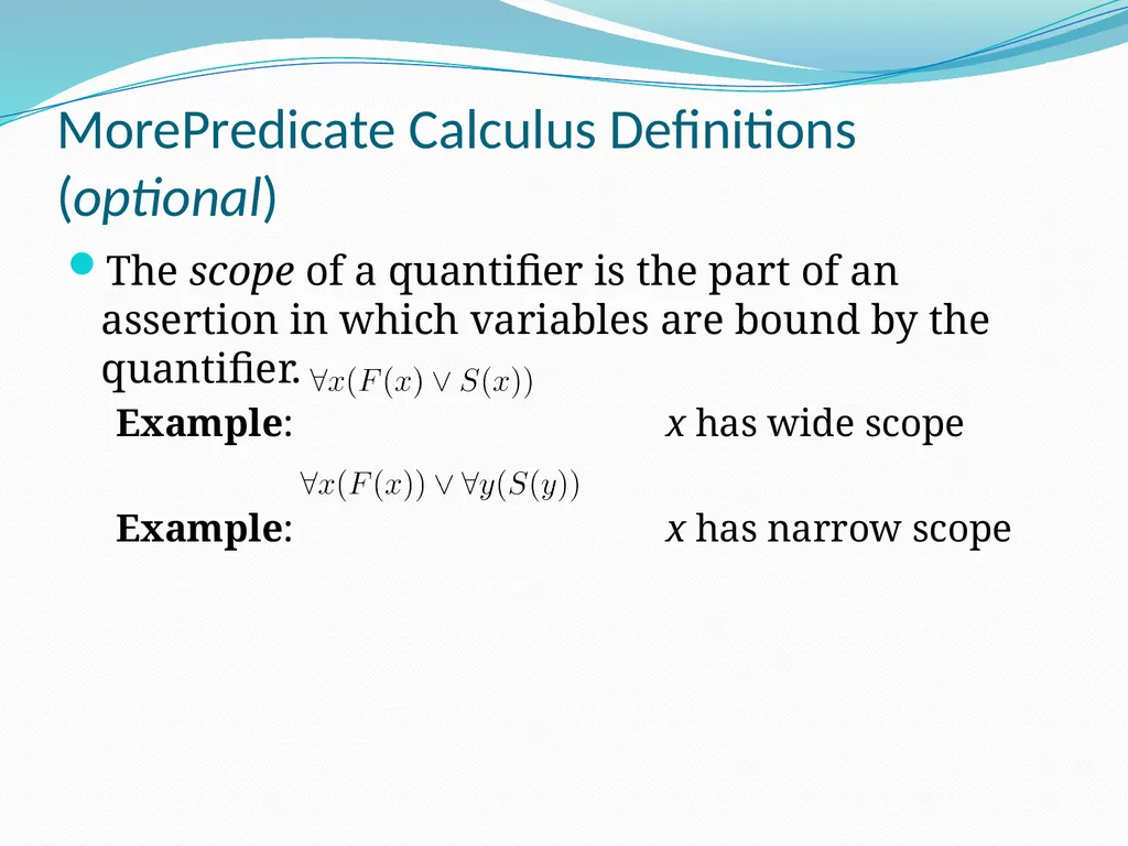 The Foundations: Logic and Proofs Chapter 1, Part - slide 35 of 57