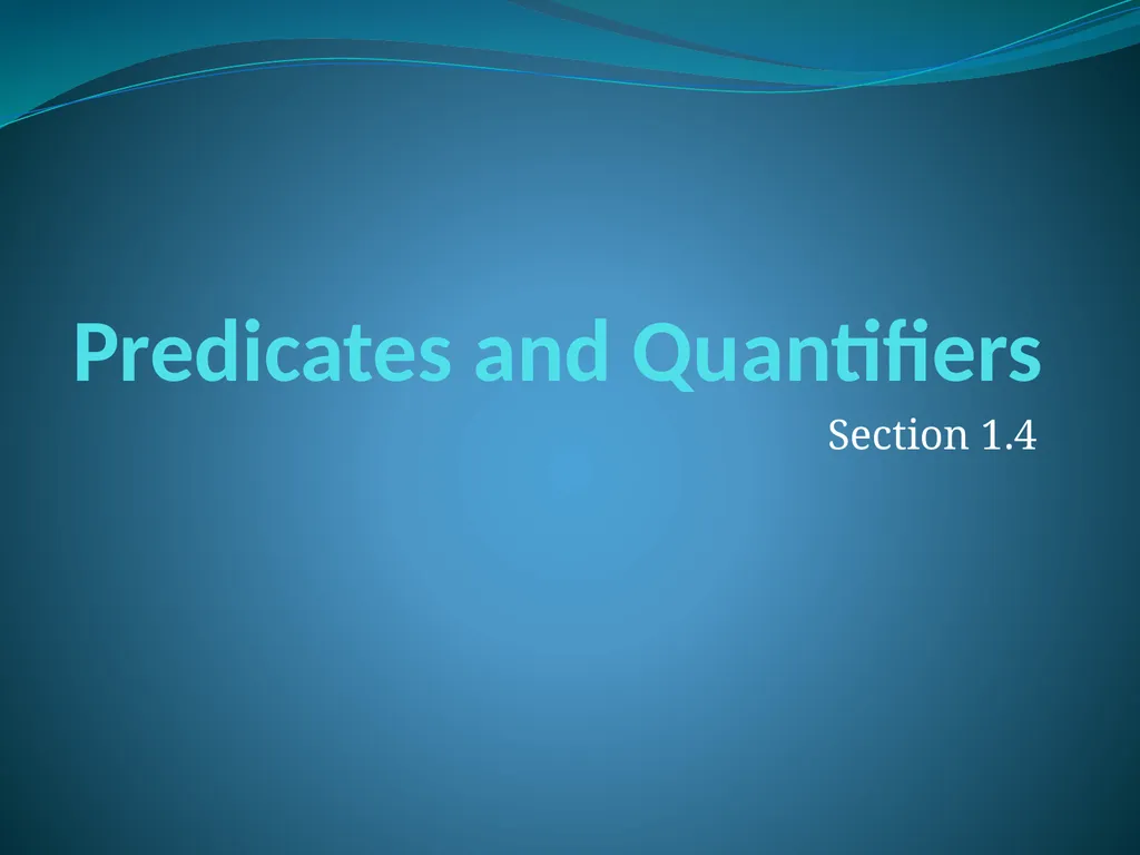 The Foundations: Logic and Proofs Chapter 1, Part - slide 3 of 57