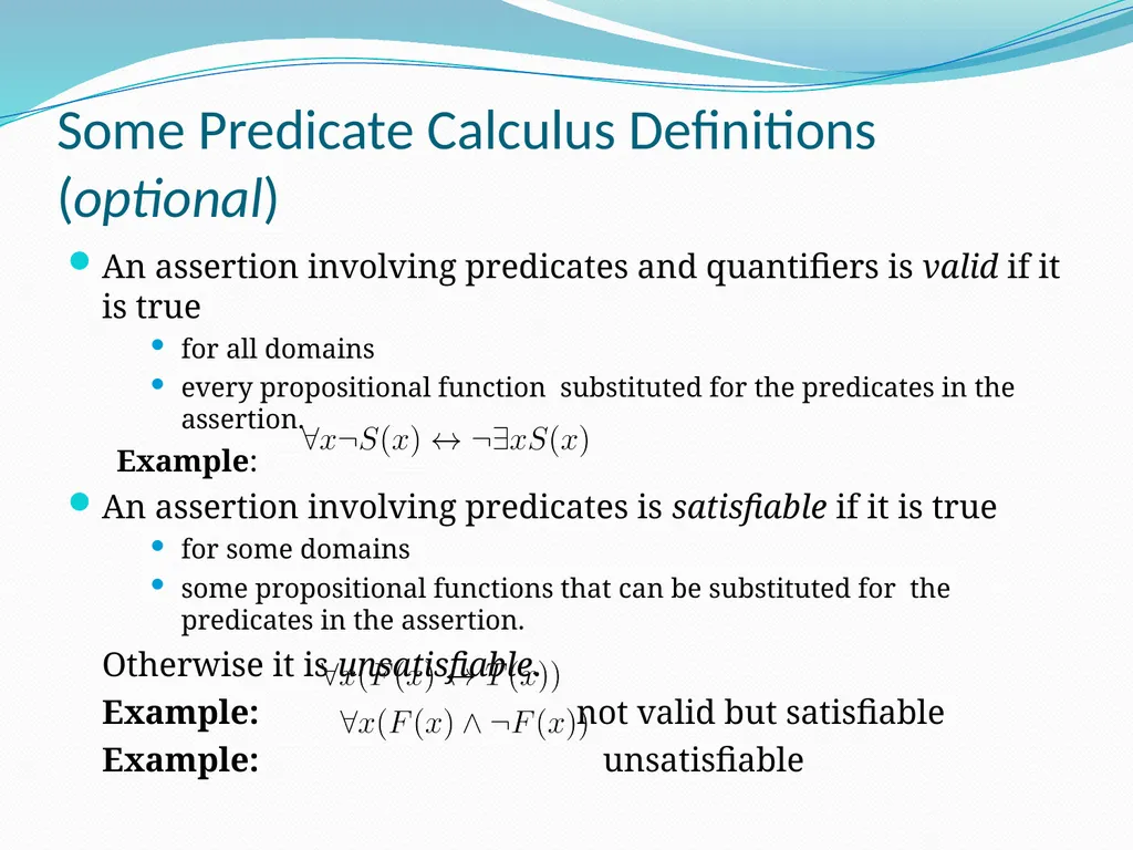 The Foundations: Logic and Proofs Chapter 1, Part - slide 34 of 57