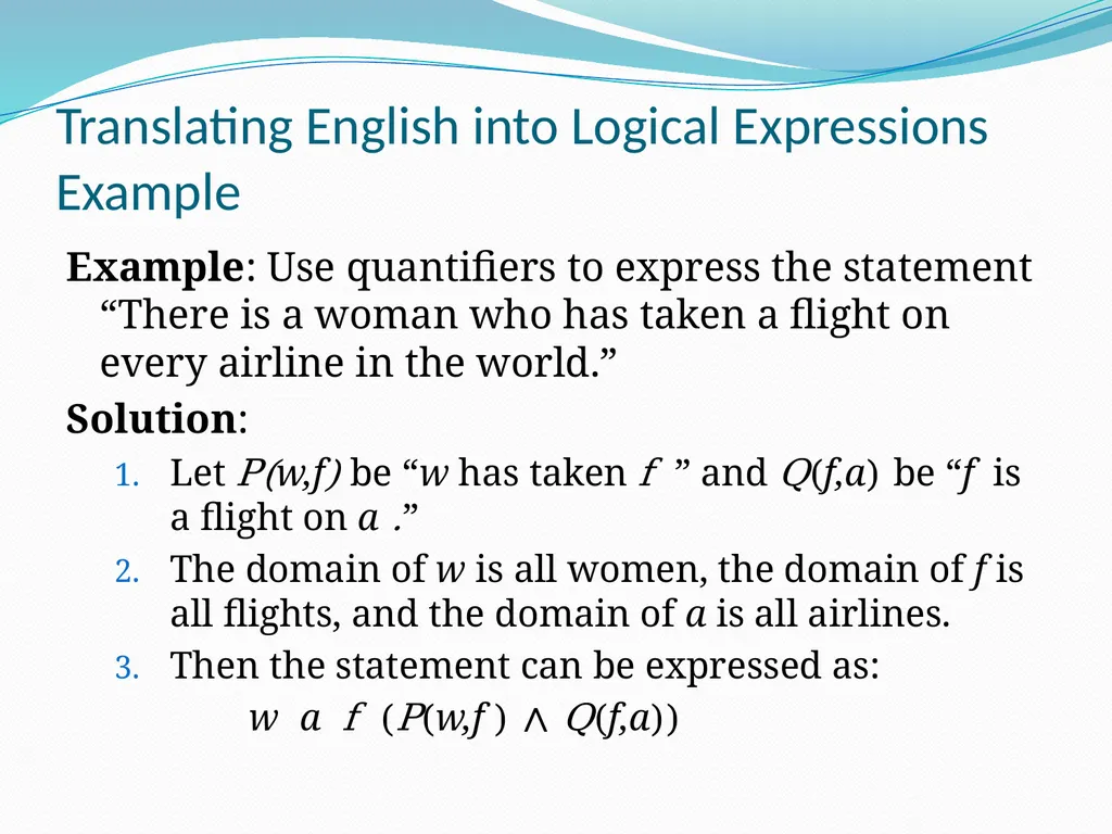 The Foundations: Logic and Proofs Chapter 1, Part - slide 51 of 57