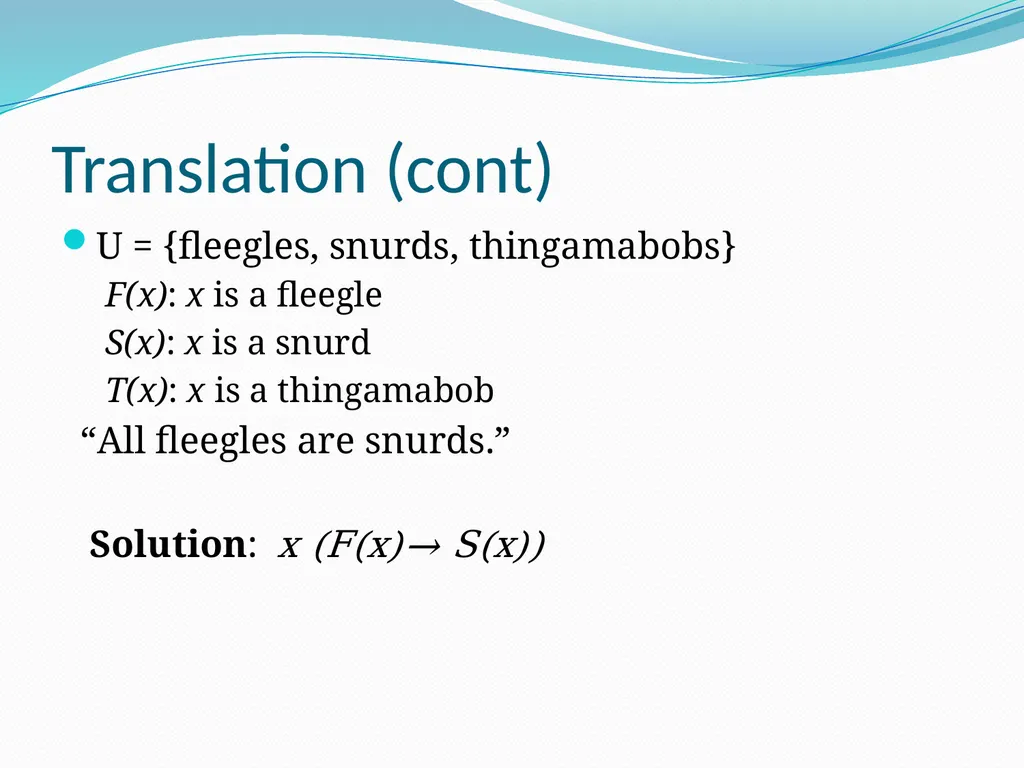 The Foundations: Logic and Proofs Chapter 1, Part - slide 28 of 57