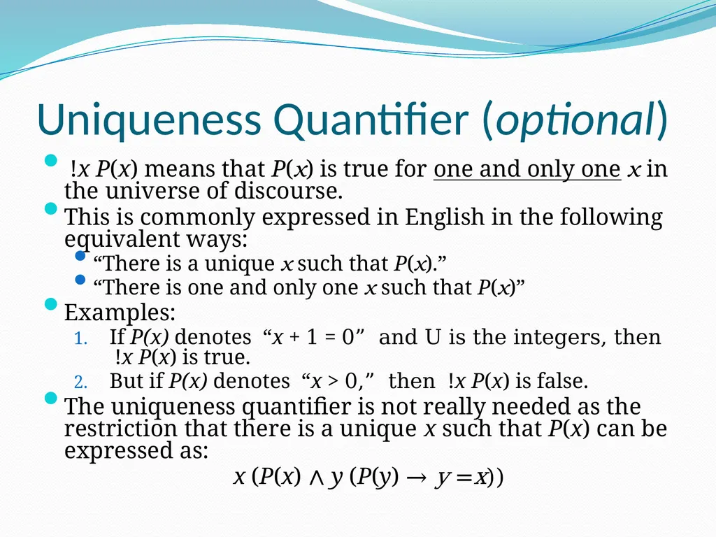 The Foundations: Logic and Proofs Chapter 1, Part - slide 13 of 57