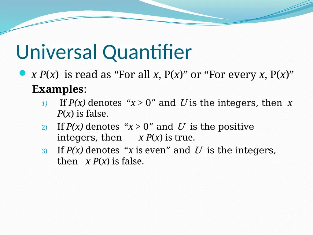 The Foundations: Logic and Proofs Chapter 1, Part - slide 11 of 57