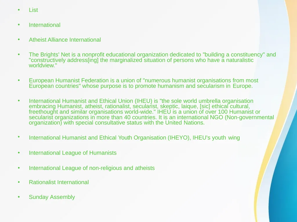 SECULARISM POWERPOINT PRESENTATION ON SECULARISM - slide 19 of 21