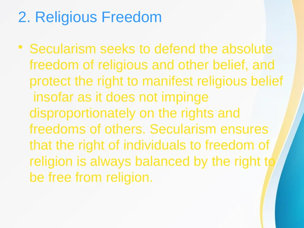 SECULARISM POWERPOINT PRESENTATION ON SECULARISM - slide 9 of 21