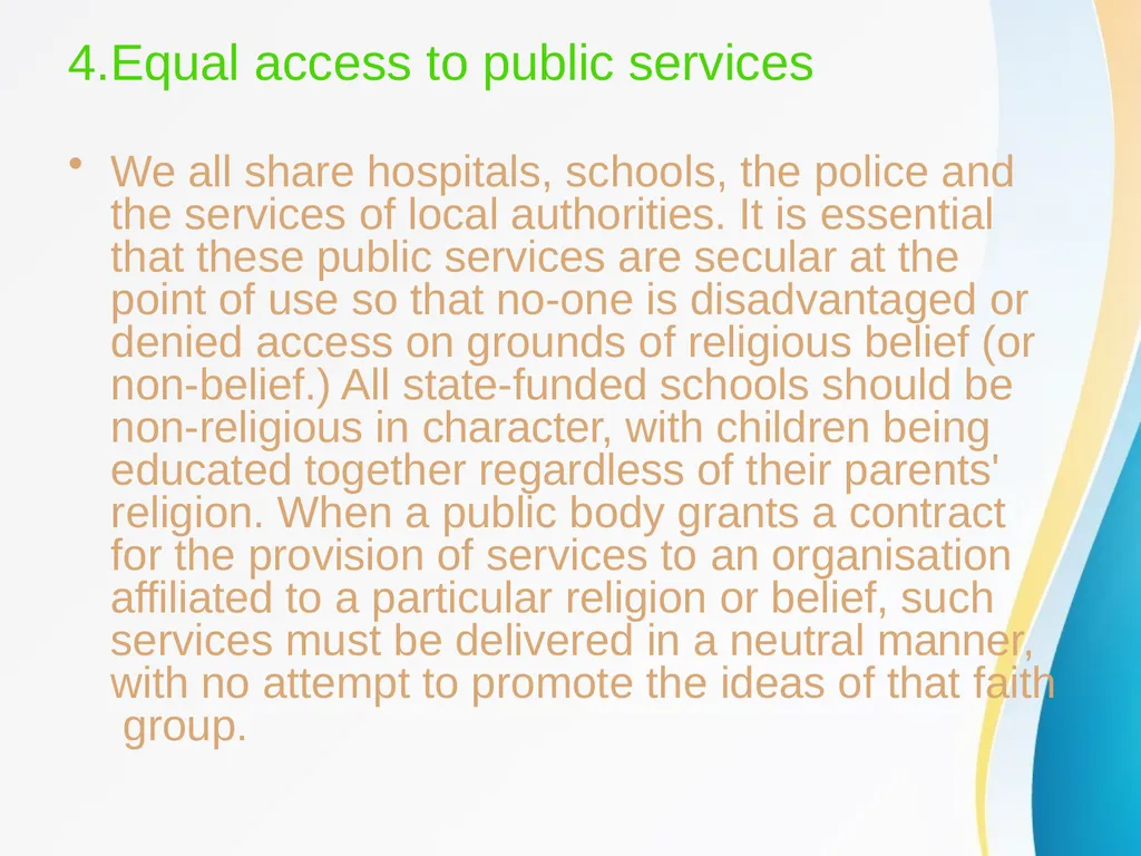 SECULARISM POWERPOINT PRESENTATION ON SECULARISM - slide 11 of 21
