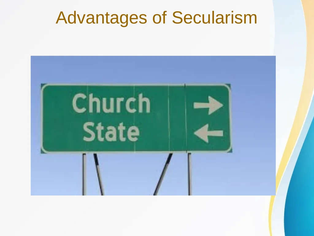 SECULARISM POWERPOINT PRESENTATION ON SECULARISM - slide 7 of 21