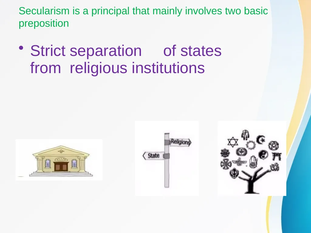 SECULARISM POWERPOINT PRESENTATION ON SECULARISM - slide 3 of 21
