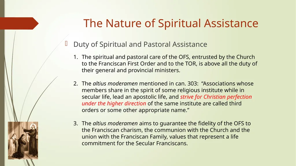 The Nature of Spiritual Assistance to the Secular - slide 15 of 30