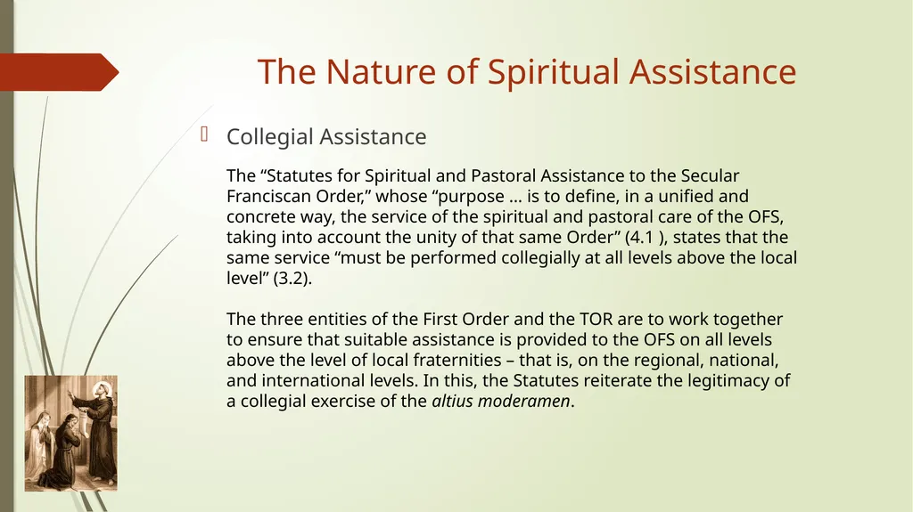 The Nature of Spiritual Assistance to the Secular - slide 17 of 30