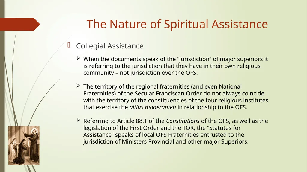 The Nature of Spiritual Assistance to the Secular - slide 22 of 30