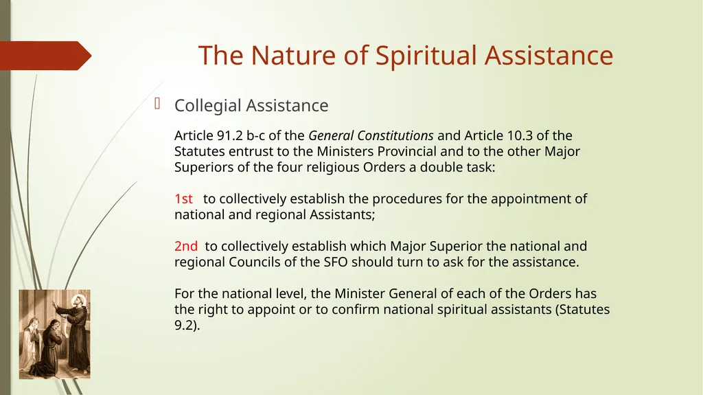 The Nature of Spiritual Assistance to the Secular - slide 25 of 30