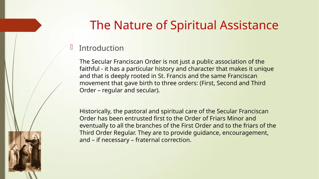 The Nature of Spiritual Assistance to the Secular - slide 6 of 30