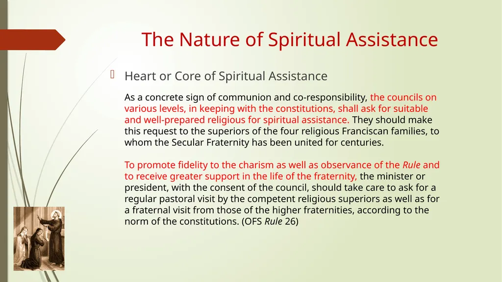 The Nature of Spiritual Assistance to the Secular - slide 9 of 30