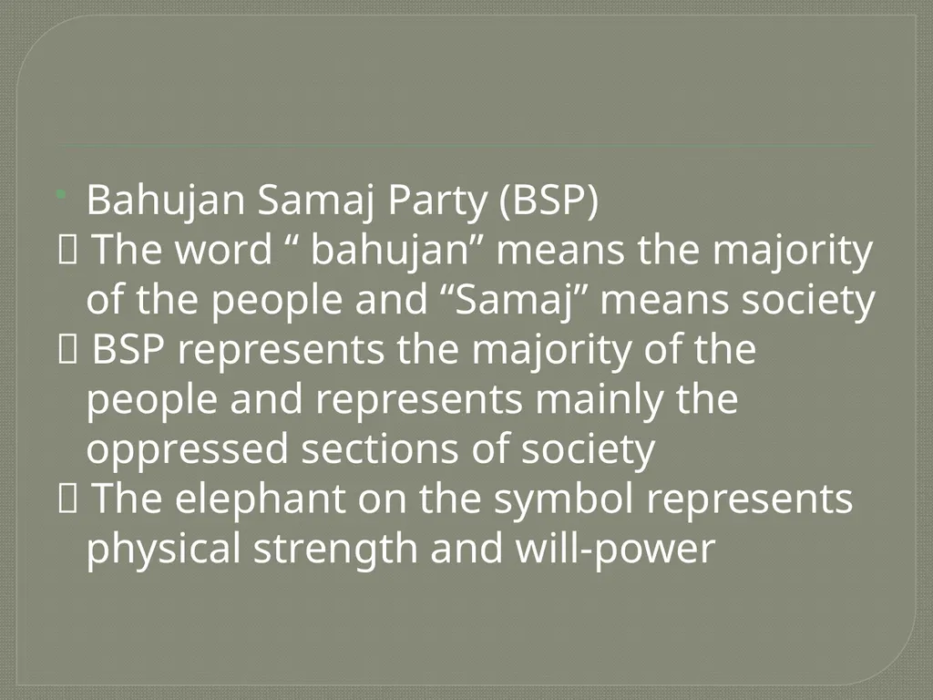 POLITICAL PARTY SYSTEM IN INDIA Dr. Pranami Laskar - slide 4 of 12