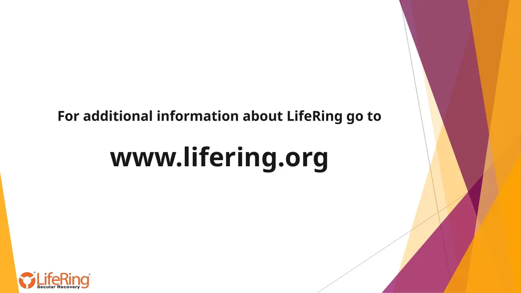 Empower Your Sober Self Opening Message LIFERING - slide 8 of 8