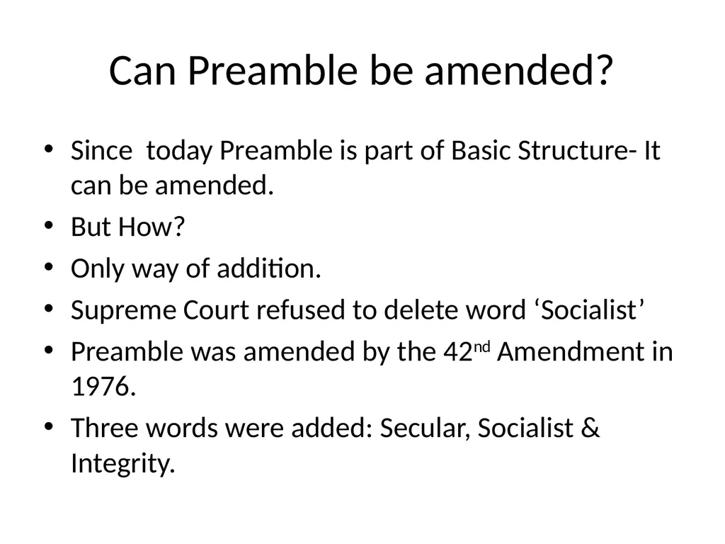 Preamble of Indian Constitution Paste preamble Why - slide 8 of 15