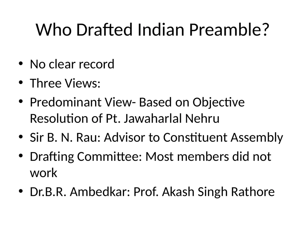 Preamble of Indian Constitution Paste preamble Why - slide 6 of 15