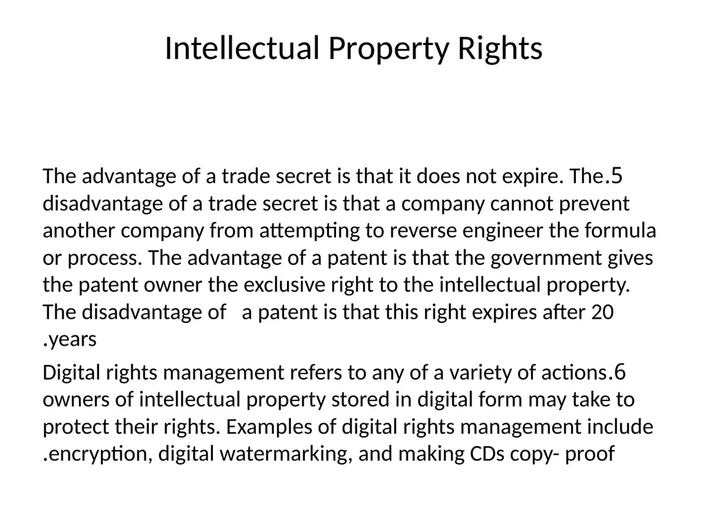 Intellectual Property Rights - Software ownership - slide 5 of 12