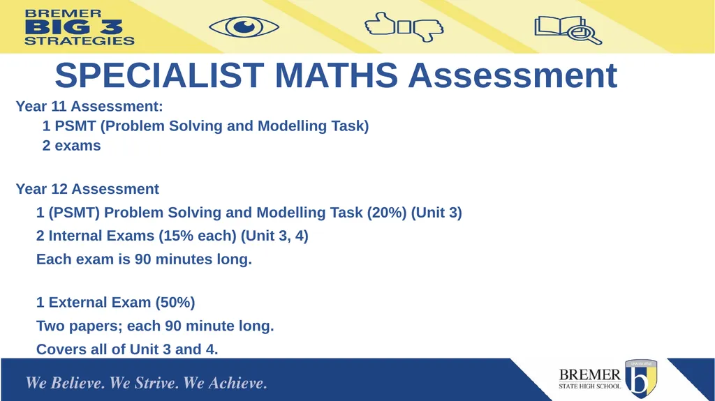 Bremer State High School Mathematics Subjects for - slide 11 of 13