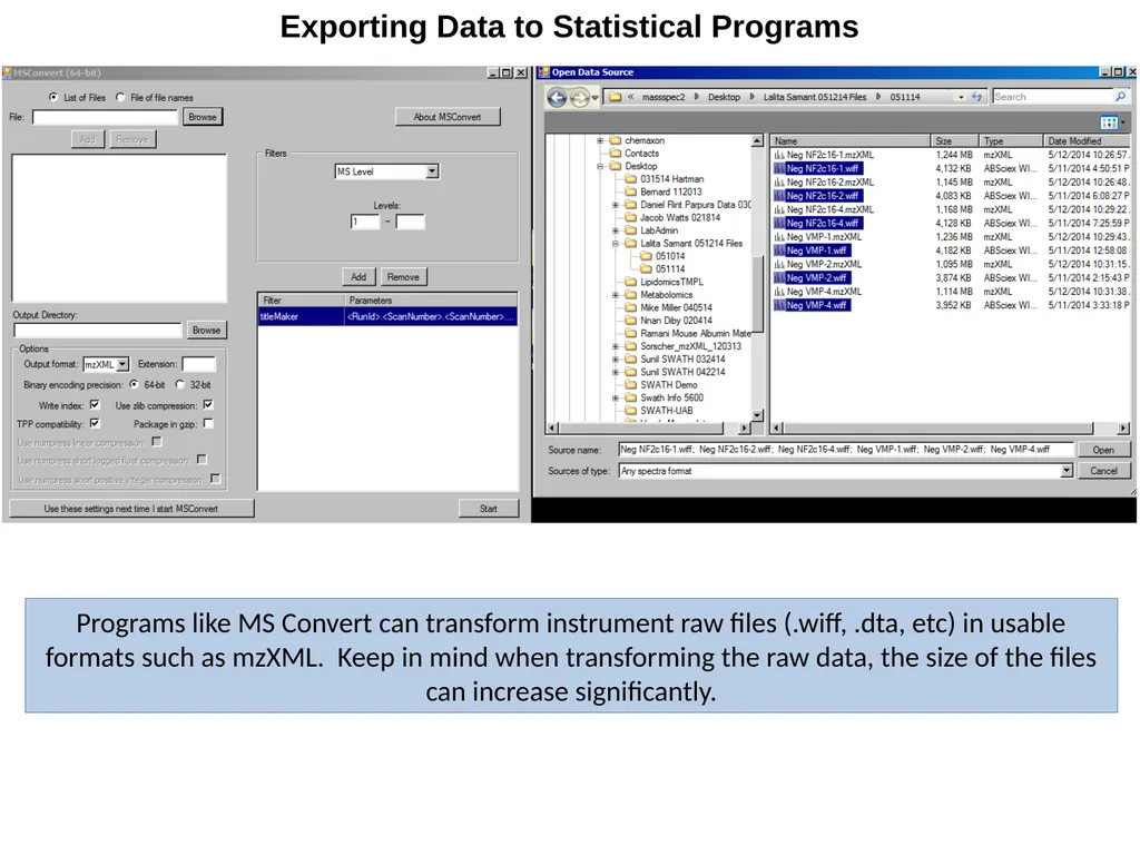 Untargeted Metabolomics: Tandem LC-MSMS Column and - slide 8 of 10