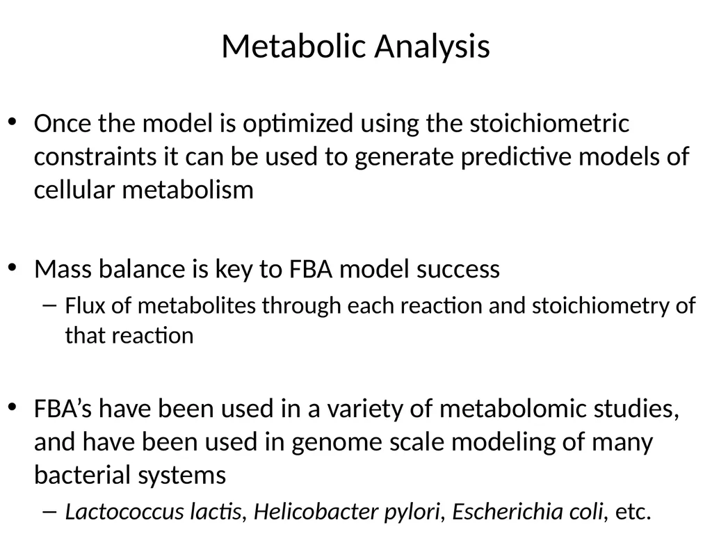 Current Progress in computational metabolomics - slide 28 of 33