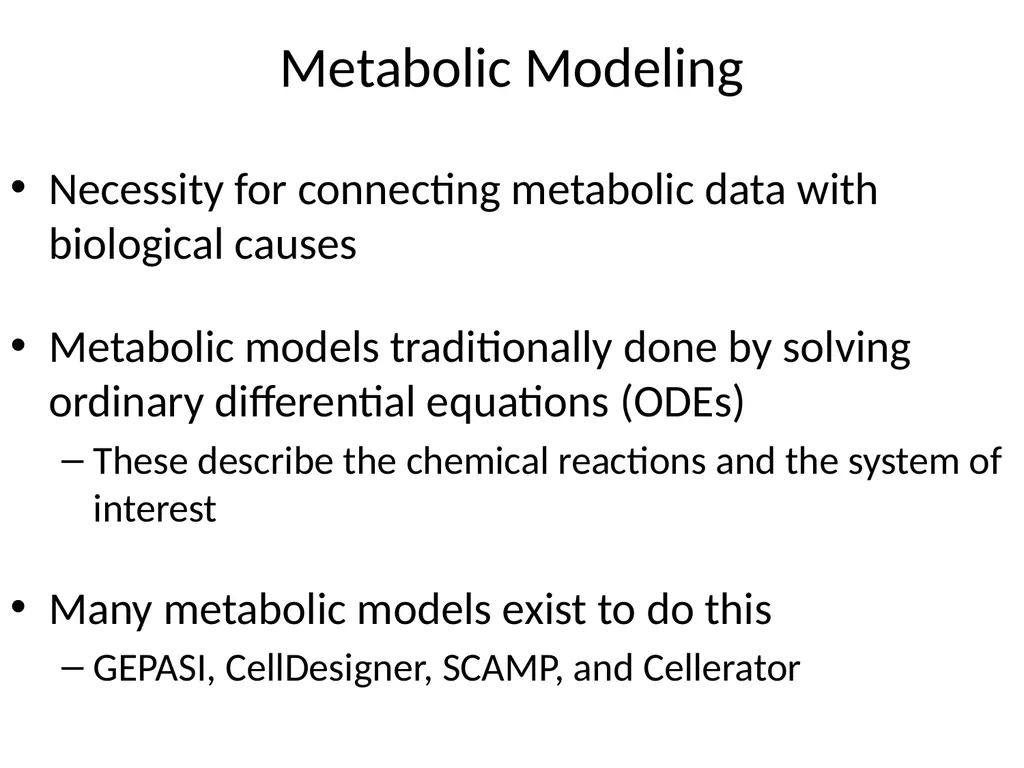 Current Progress in computational metabolomics - slide 24 of 33