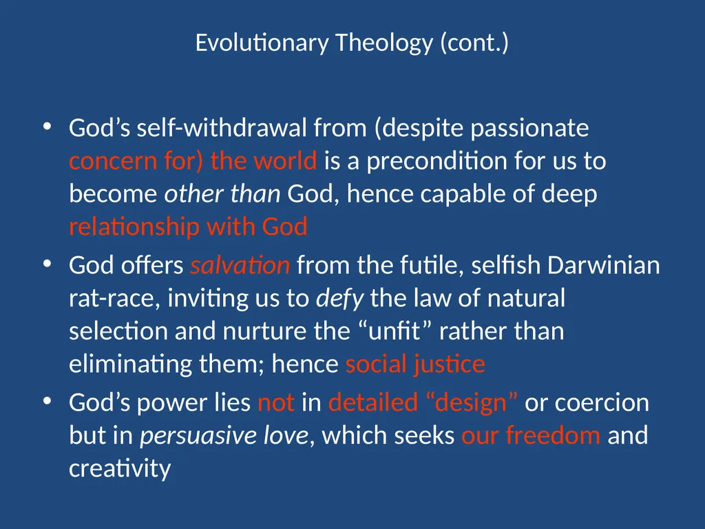 CREATION vs. EVOLUTION: IT’S NOT ABOUT SCIENCE - slide 13 of 15