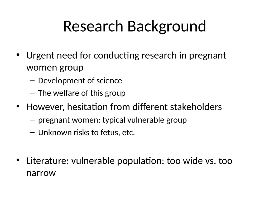 Vulnerable or Special? Understanding and - slide 4 of 14