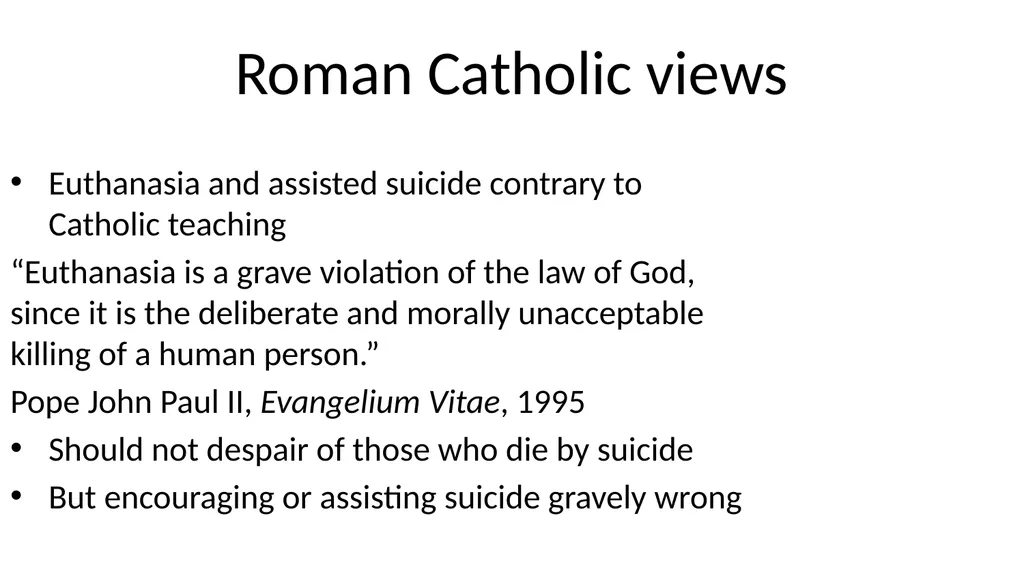 Religions and assisted dying: An overview Prof - slide 10 of 12