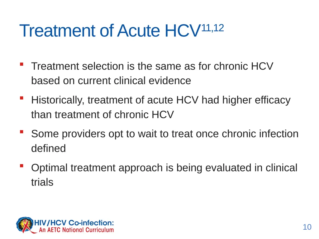 July 2017 Lesson 2: Acute Hepatitis C Virus - slide 10 of 15