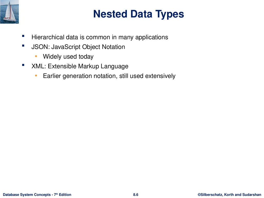 Chapter 8: Complex Data Types Outline - slide 6 of 37