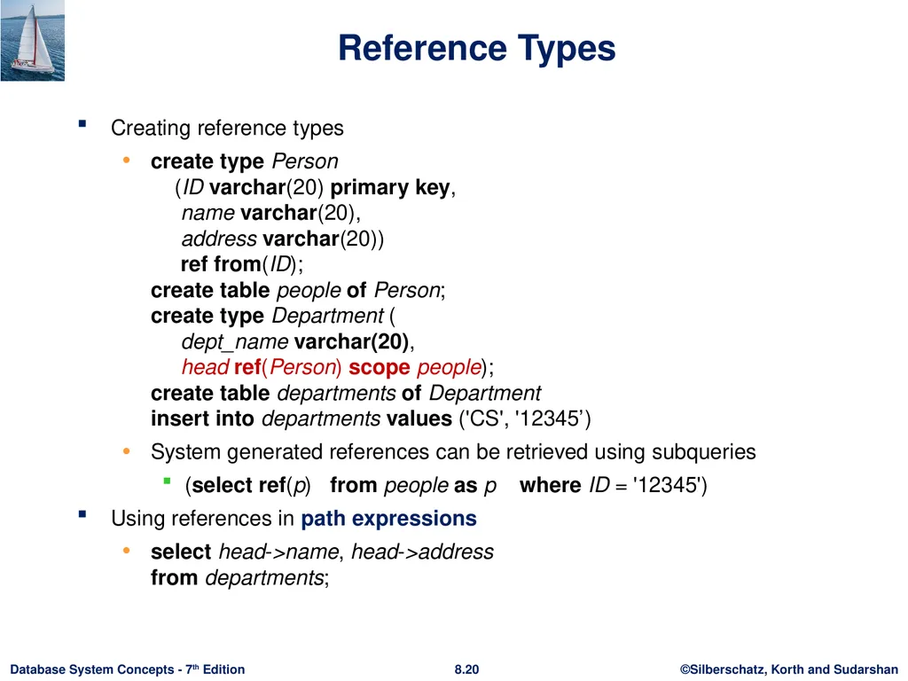 Chapter 8: Complex Data Types Outline - slide 20 of 37