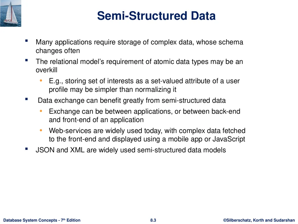 Chapter 8: Complex Data Types Outline - slide 3 of 37
