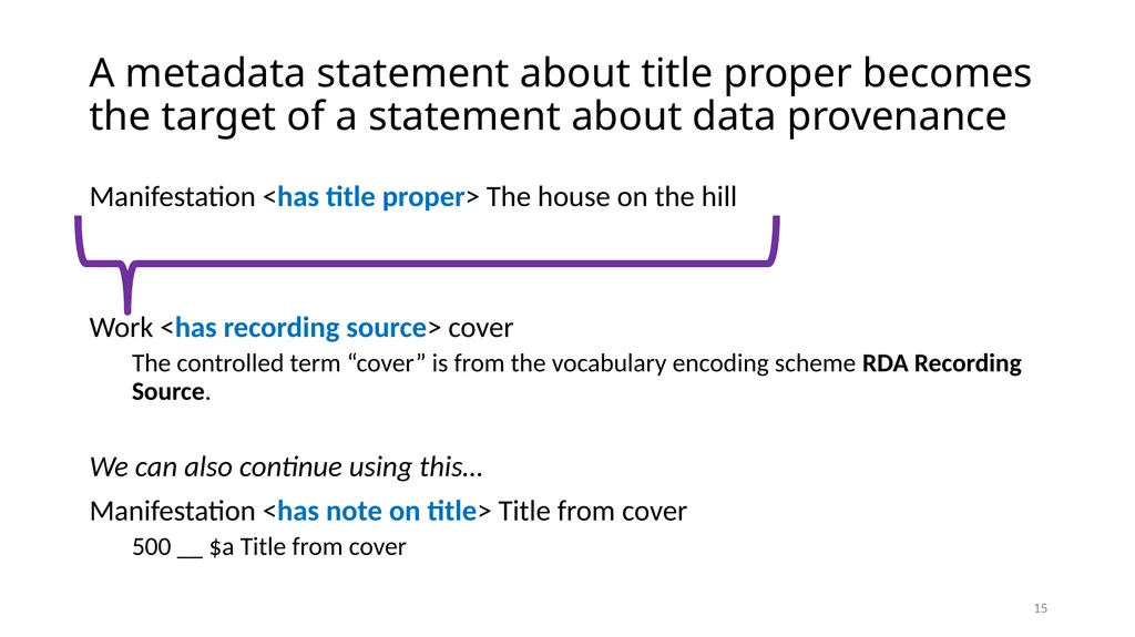 Data Provenance Module 9 1 Navigate the Data - slide 15 of 22