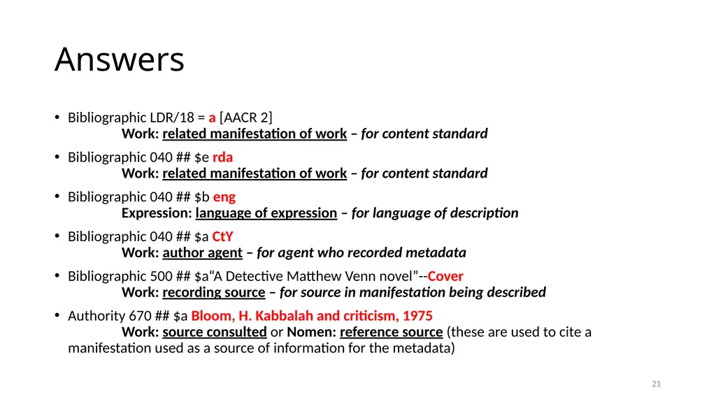Data Provenance Module 9 1 Navigate the Data - slide 21 of 22