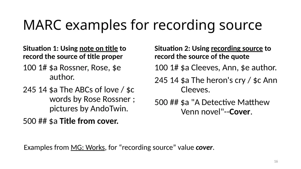 Data Provenance Module 9 1 Navigate the Data - slide 16 of 22