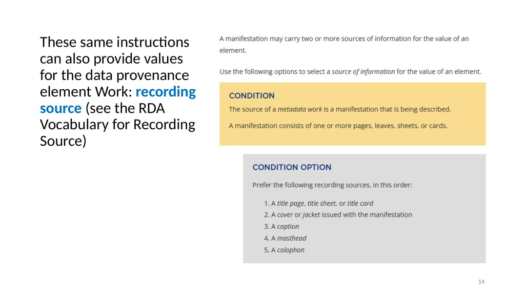 Data Provenance Module 9 1 Navigate the Data - slide 14 of 22