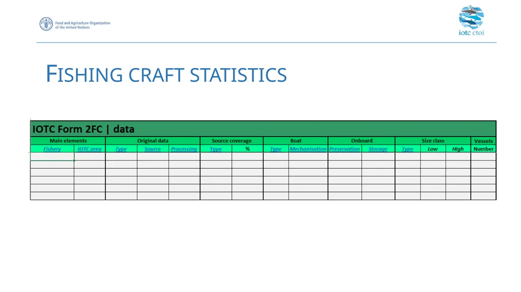 IOTC forms for reporting datasets - slide 30 of 31