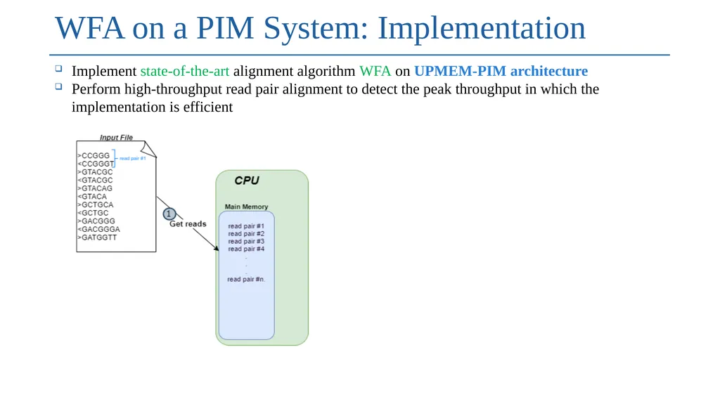High-throughput Pairwise Alignment with the - slide 5 of 16