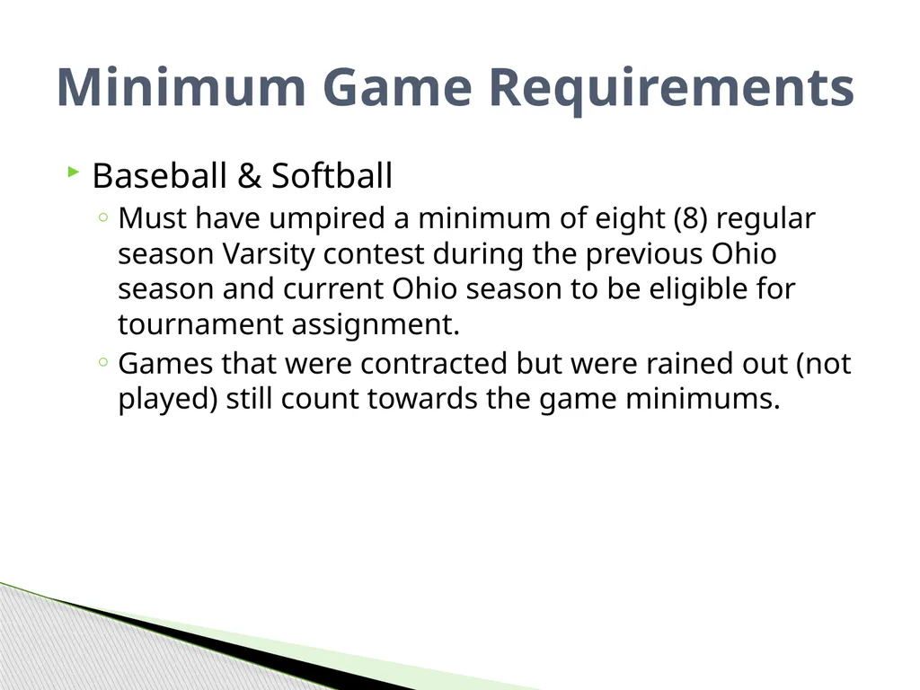 Tournament Officials Selection Process (Revised - slide 23 of 24