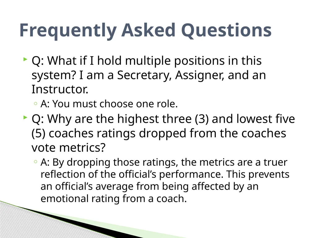 Tournament Officials Selection Process (Revised - slide 24 of 24