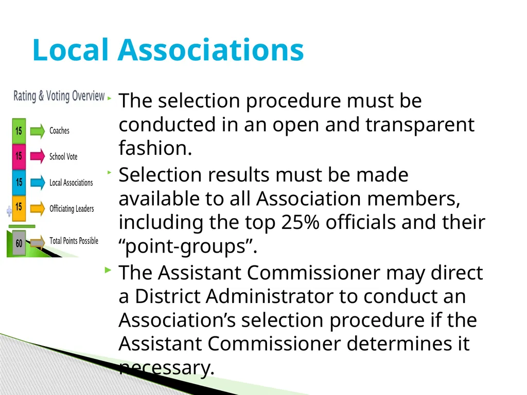 Tournament Officials Selection Process (Revised - slide 10 of 24